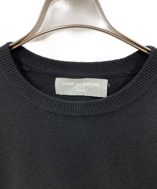 COMME des GARCONS HOMME（コムデギャルソン オム）COMME des GARCONS HOMME (コムデギャルソン オム) ニット ブラック サイズ:表記なしの古着・服飾アイテム