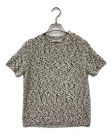 MaxMara（マックスマーラ）の古着「半袖ニット」｜グレー