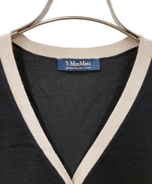 'S Max Mara（エスマックスマーラ）'S Max Mara (エスマックスマーラ) カーディガン ブラック サイズ:Mの古着・服飾アイテム