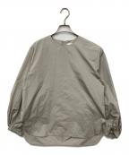 ebureエブール）の古着「マイクロタフタブラウス」｜ベージュ