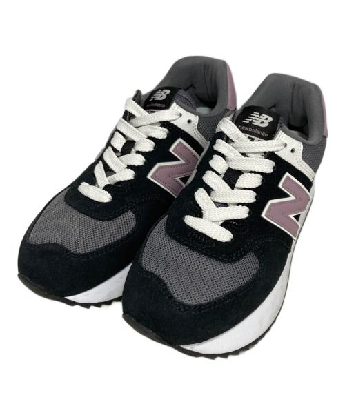 NEW BALANCE（ニューバランス）NEW BALANCE (ニューバランス) スニーカー ブラック×パープル サイズ:25の古着・服飾アイテム