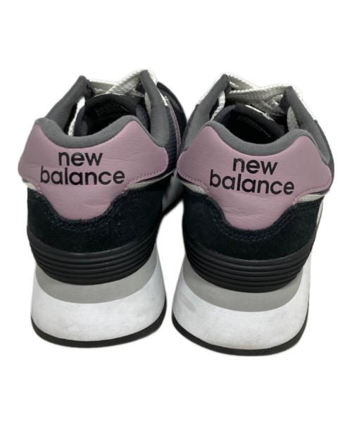 NEW BALANCE（ニューバランス）NEW BALANCE (ニューバランス) スニーカー ブラック×パープル サイズ:25の古着・服飾アイテム