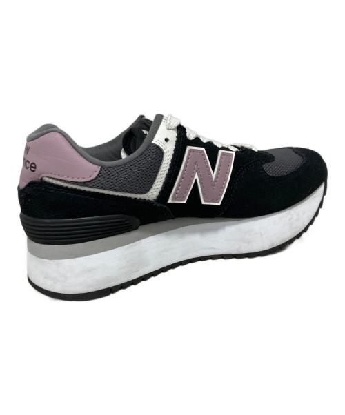 NEW BALANCE（ニューバランス）NEW BALANCE (ニューバランス) スニーカー ブラック×パープル サイズ:25の古着・服飾アイテム