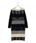 MaxMara (マックスマーラ) 異素材ワンピース ブラック サイズ:42：11000円