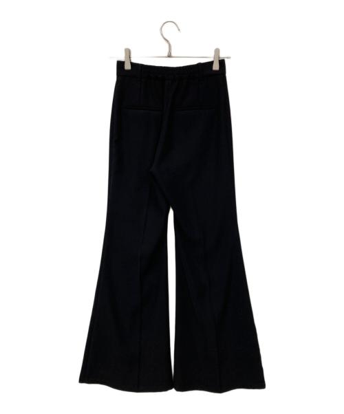 anuans（アニュアンス）anuans (アニュアンス) ダブルクロスボックスタックパンツ ブラック サイズ:Sの古着・服飾アイテム