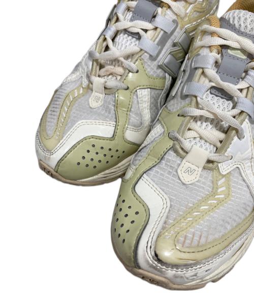 NEW BALANCE（ニューバランス）NEW BALANCE (ニューバランス) スニーカー ホワイト×イエロー サイズ:25.5の古着・服飾アイテム