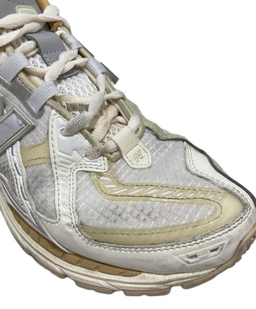 NEW BALANCE（ニューバランス）NEW BALANCE (ニューバランス) スニーカー ホワイト×イエロー サイズ:25.5の古着・服飾アイテム