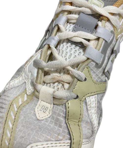 NEW BALANCE（ニューバランス）NEW BALANCE (ニューバランス) スニーカー ホワイト×イエロー サイズ:25.5の古着・服飾アイテム