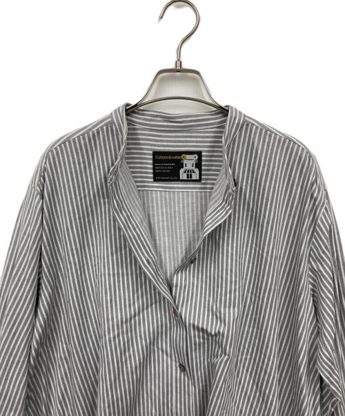 bebrain（ビブレイン）Bebrain (ビブレイン) 4WAYストライプワンピース グレー サイズ:Fの古着・服飾アイテム