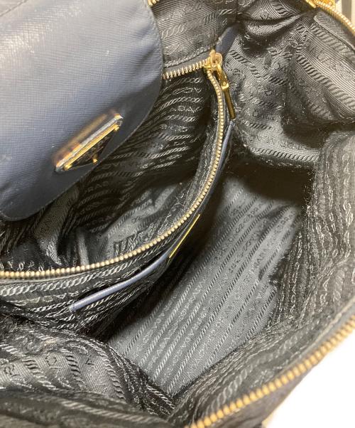 PRADA（プラダ）PRADA (プラダ) 2WAYバッグ ネイビーの古着・服飾アイテム