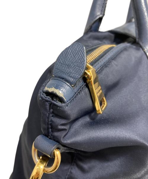 PRADA（プラダ）PRADA (プラダ) 2WAYバッグ ネイビーの古着・服飾アイテム