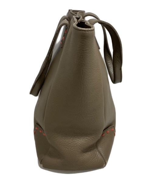 Vivienne Westwood（ヴィヴィアンウエストウッド）Vivienne Westwood (ヴィヴィアンウエストウッド) レザートートバッグ ブラウンの古着・服飾アイテム