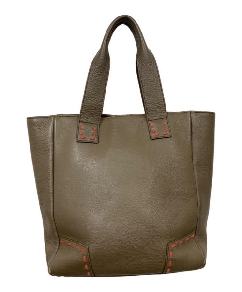 Vivienne Westwood（ヴィヴィアンウエストウッド）Vivienne Westwood (ヴィヴィアンウエストウッド) レザートートバッグ ブラウンの古着・服飾アイテム