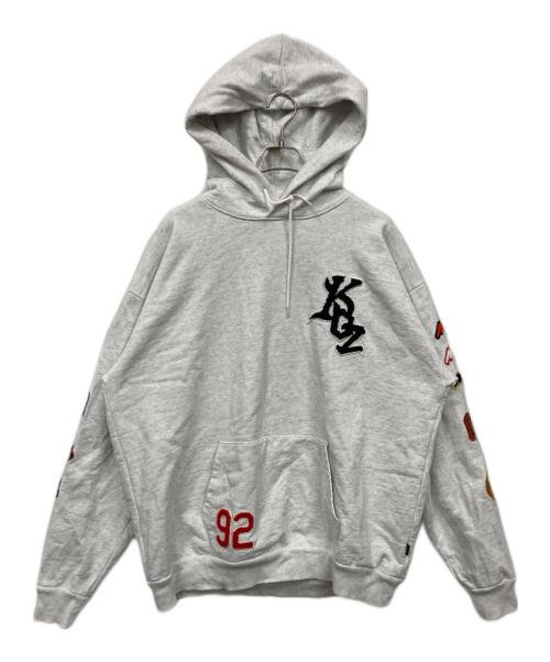 KEBOZ（ケボズ）KEBOZ (ケボズ) パーカー グレー サイズ:Lの古着・服飾アイテム