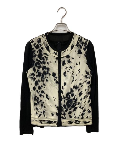 LEONARD（レオナール）LEONARD (レオナール) アンサンブルカーディガン ブラック サイズ:38の古着・服飾アイテム