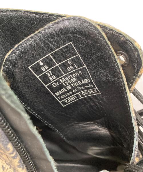 Dr.Martens（ドクターマーチン）Dr.Martens (ドクターマーチン) Y's (ワイズ) ペイズリー9ホールブーツ ベージュ サイズ:UK4の古着・服飾アイテム