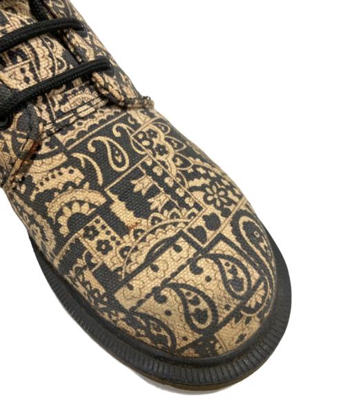 Dr.Martens（ドクターマーチン）Dr.Martens (ドクターマーチン) Y's (ワイズ) ペイズリー9ホールブーツ ベージュ サイズ:UK4の古着・服飾アイテム