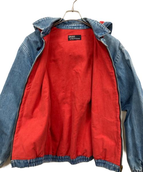 POLO RALPH LAUREN（ポロ・ラルフローレン）POLO RALPH LAUREN (ポロ・ラルフローレン) デニムフーディジャケット インディゴ サイズ:Mの古着・服飾アイテム