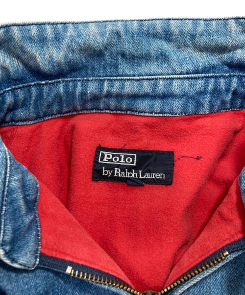 POLO RALPH LAUREN（ポロ・ラルフローレン）POLO RALPH LAUREN (ポロ・ラルフローレン) デニムフーディジャケット インディゴ サイズ:Mの古着・服飾アイテム