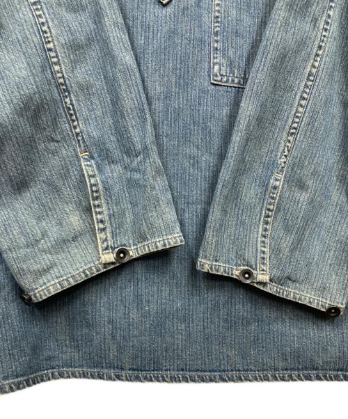 RRL（ダブルアールエル）RRL (ダブルアールエル) デニムプルオーバーシャツ インディゴ サイズ:Lの古着・服飾アイテム