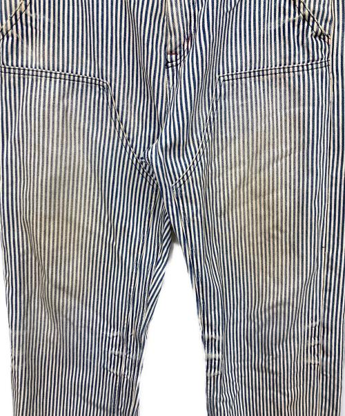 Schott（ショット）Schott (ショット) ダブルニー ヒッコリーパンツ スカイブルー サイズ:表記なしの古着・服飾アイテム