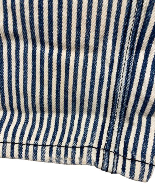 Schott（ショット）Schott (ショット) ダブルニー ヒッコリーパンツ スカイブルー サイズ:表記なしの古着・服飾アイテム