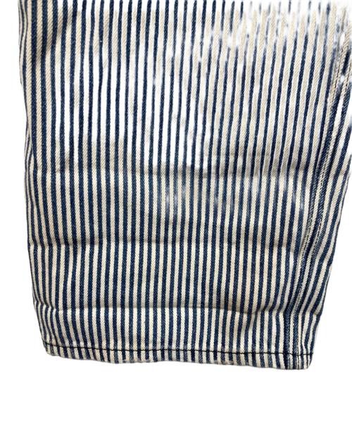 Schott（ショット）Schott (ショット) ダブルニー ヒッコリーパンツ スカイブルー サイズ:表記なしの古着・服飾アイテム