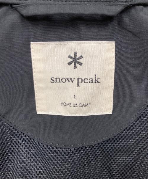 Snow peak（スノーピーク）snow peak (スノーピーク) ジャケット ブラック サイズ:1の古着・服飾アイテム
