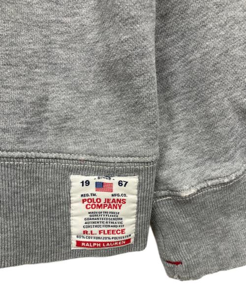 POLO JEANS CO.（ポロジーンズカンパニー）POLO JEANS CO. (ポロジーンズカンパニー) スウェット グレー サイズ:LARGEの古着・服飾アイテム