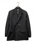 NAMACHEKOナマチェコ）の古着「ダブルラペルドジャケット」｜ブラック