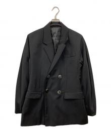 NAMACHEKO（ナマチェコ）の古着「ダブルラペルドジャケット」｜ブラック