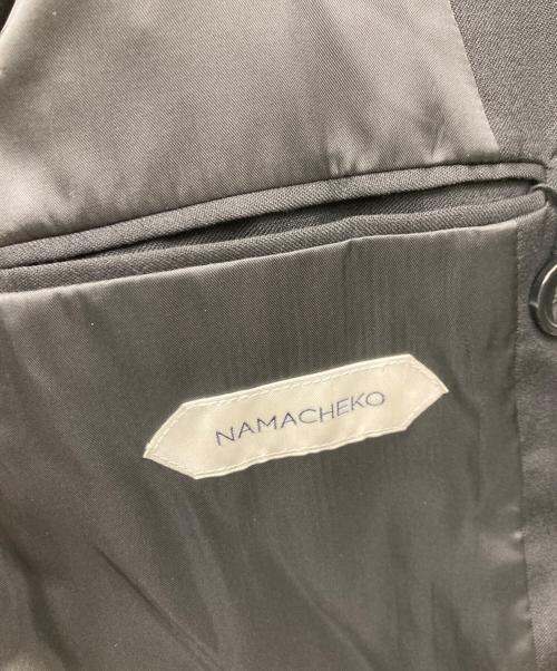 NAMACHEKO（ナマチェコ）NAMACHEKO (ナマチェコ) ダブルラペルドジャケット ブラック サイズ:Sの古着・服飾アイテム