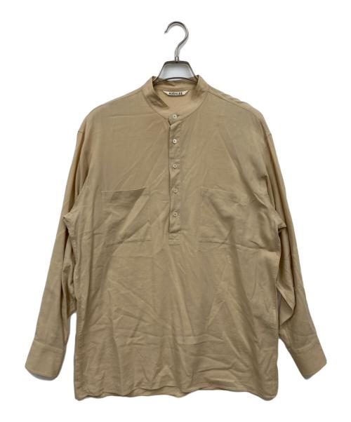 AURALEE（オーラリー）AURALEE (オーラリー) SHUTTLE GEORGETTE CLOTH P/O SHIRTS ベージュ サイズ:3の古着・服飾アイテム