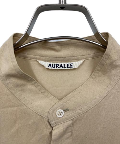 AURALEE（オーラリー）AURALEE (オーラリー) SHUTTLE GEORGETTE CLOTH P/O SHIRTS ベージュ サイズ:3の古着・服飾アイテム