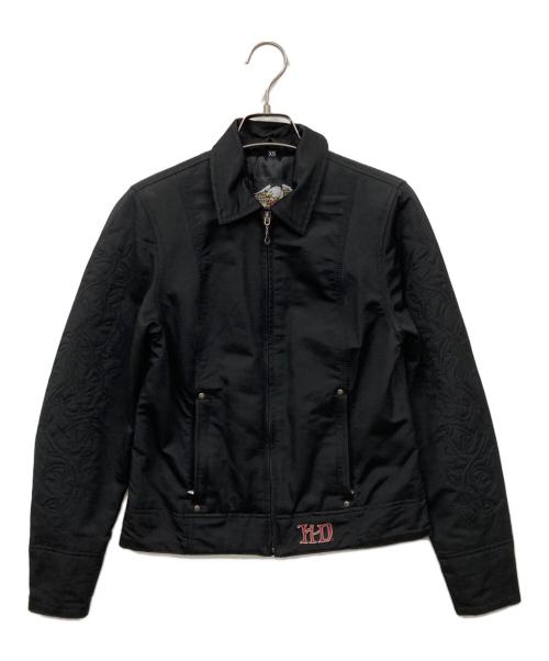 HARLEY-DAVIDSON（ハーレーダビッドソン）HARLEY-DAVIDSON (ハーレーダビッドソン) ジャケット ブラック サイズ:XSの古着・服飾アイテム