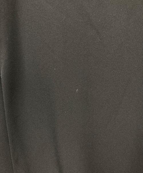 BALLSEY（ボールジィ）BALLSEY (ボールジィ) ポリエステルストレッチタフタ タックギャザーワンピース ブラック サイズ:36の古着・服飾アイテム
