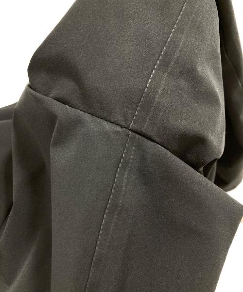BALLSEY（ボールジィ）BALLSEY (ボールジィ) ポリエステルストレッチタフタ タックギャザーワンピース ブラック サイズ:36の古着・服飾アイテム