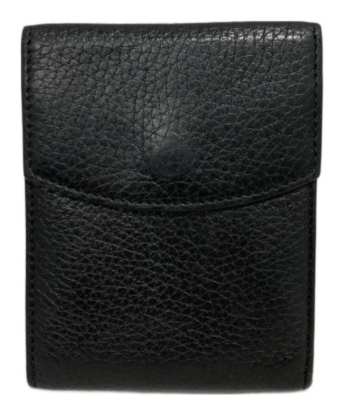Maison Margiela（メゾンマルジェラ）Maison Margiela (メゾンマルジェラ) 2つ折り財布 ブラックの古着・服飾アイテム