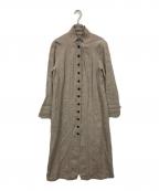 GIEDRIUSギェドリュス）の古着「リネンワンピース」｜ベージュ