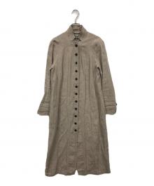 GIEDRIUS（ギェドリュス）の古着「リネンワンピース」｜ベージュ