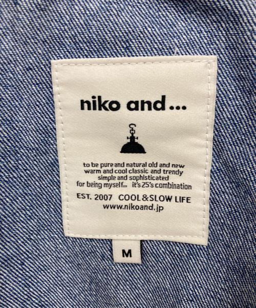 niko and（ニコアンド）niko and (ニコアンド) デニムキルトドッキングジャケット グリーン サイズ:M 未使用品の古着・服飾アイテム