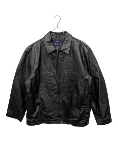 GAP（ギャップ）GAP (ギャップ) レザージャケット ブラック サイズ:XLの古着・服飾アイテム