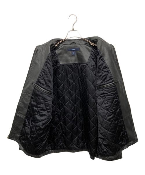 GAP（ギャップ）GAP (ギャップ) レザージャケット ブラック サイズ:XLの古着・服飾アイテム