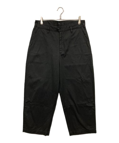 Porter Classic（ポータークラシック）Porter Classic (ポータークラシック) ワイドパンツ ブラック サイズ:Lの古着・服飾アイテム