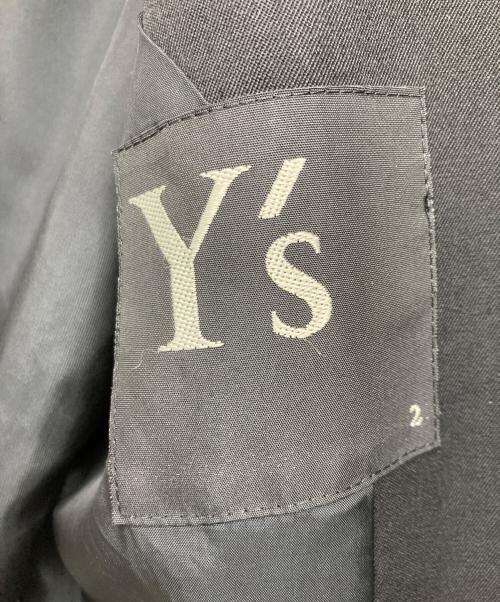Y's（ワイズ）Y's (ワイズ) ロングジャケット ブラック サイズ:2の古着・服飾アイテム