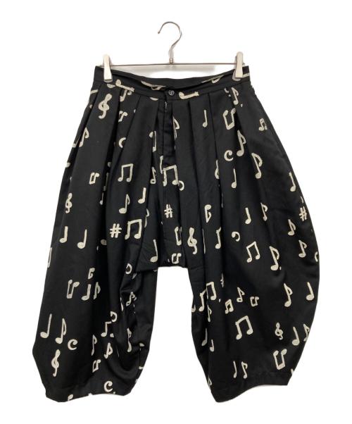 BLACK COMME des GARCONS（ブラックコムデギャルソン）BLACK COMME des GARCONS (ブラックコムデギャルソン) サルエルパンツ ブラック サイズ:Mの古着・服飾アイテム