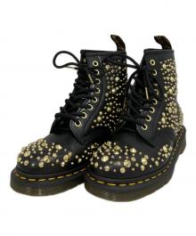 Dr.Martens（ドクターマーチン）の古着「1460 SPIKE 8EYE BOOT」｜ブラック