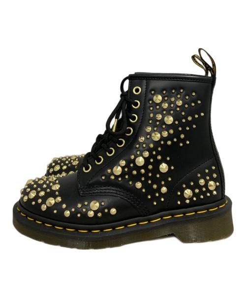 Dr.Martens（ドクターマーチン）Dr.Martens (ドクターマーチン) 1460 SPIKE 8EYE BOOT ブラック サイズ:UK4の古着・服飾アイテム