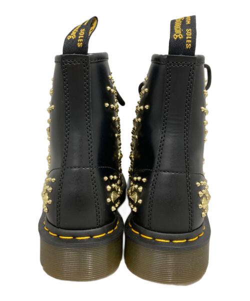 Dr.Martens（ドクターマーチン）Dr.Martens (ドクターマーチン) 1460 SPIKE 8EYE BOOT ブラック サイズ:UK4の古着・服飾アイテム