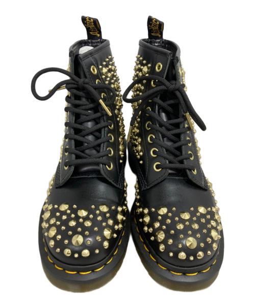 Dr.Martens（ドクターマーチン）Dr.Martens (ドクターマーチン) 1460 SPIKE 8EYE BOOT ブラック サイズ:UK4の古着・服飾アイテム
